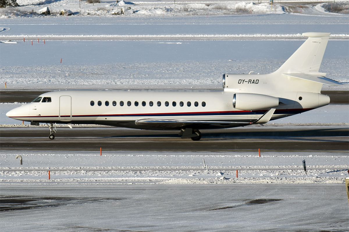Dassault Falcon 8X — a representative heavy jet