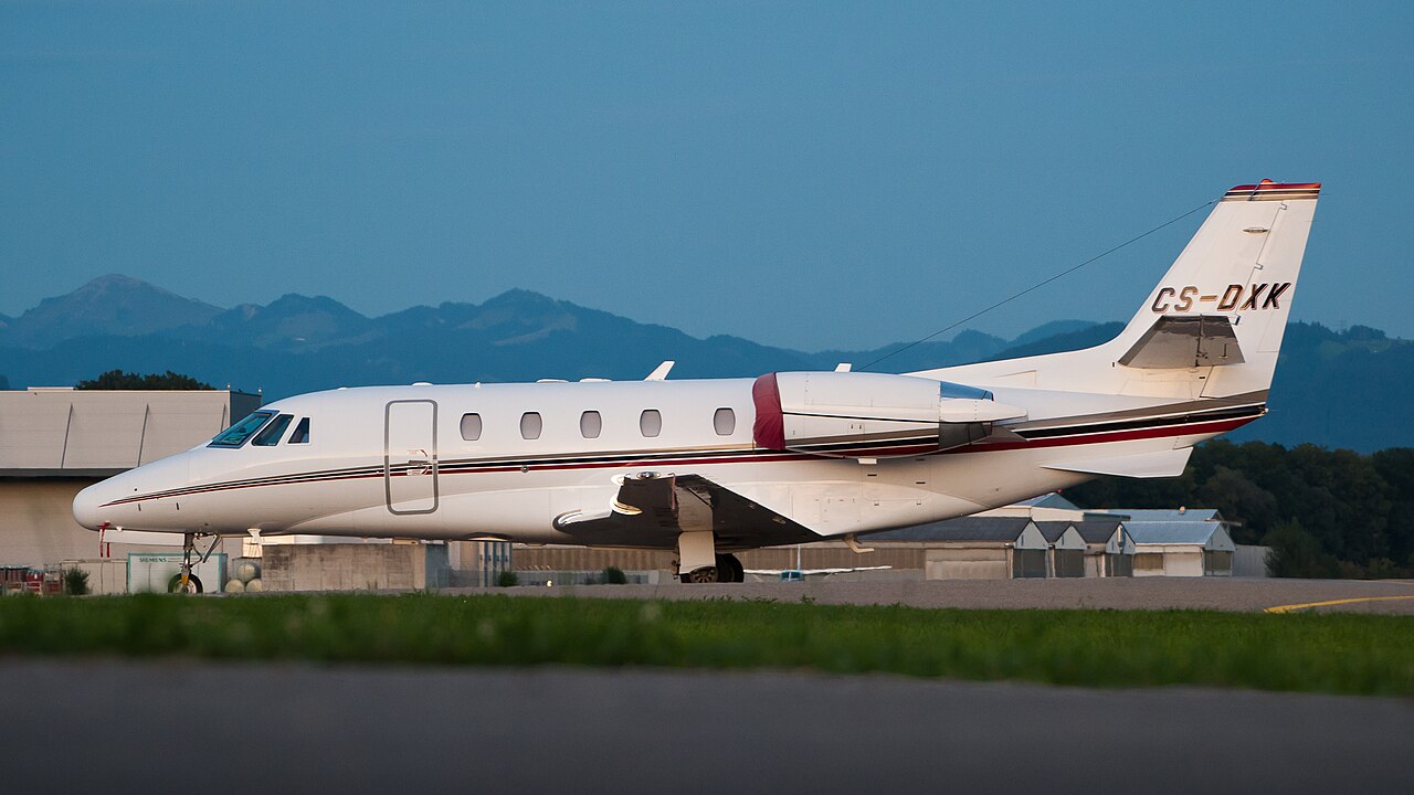 Cessna Citation XLS — a representative midsize jet